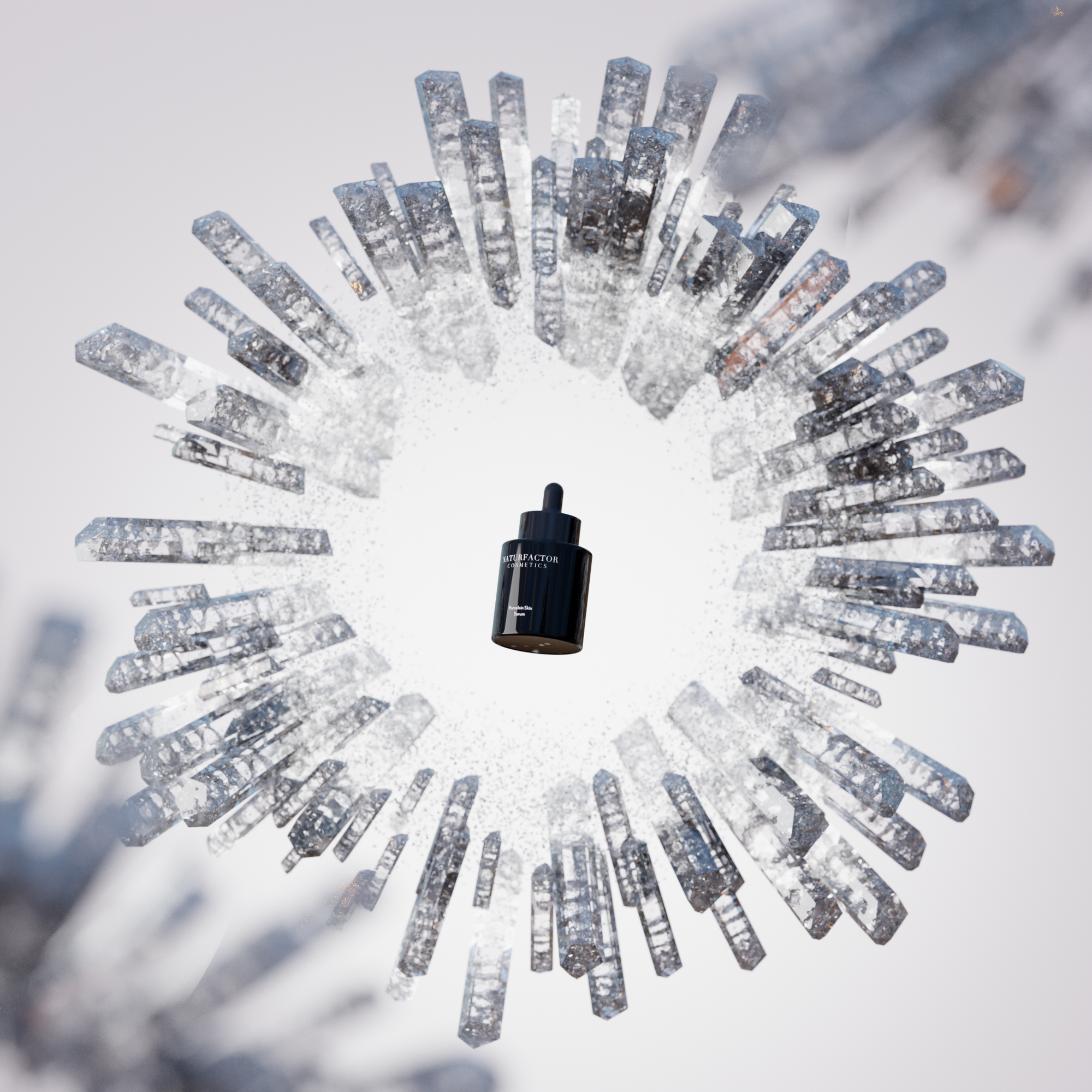 Porcelain Skin Serum in a Crystal Aura